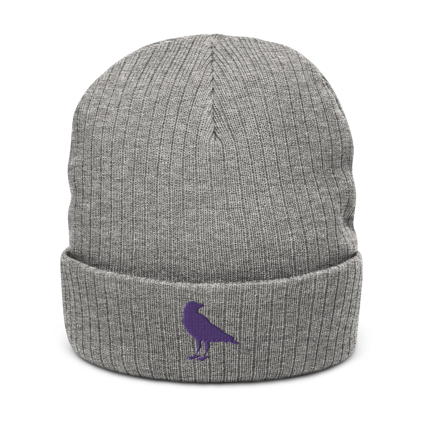 The Raven Ribbed Beanie