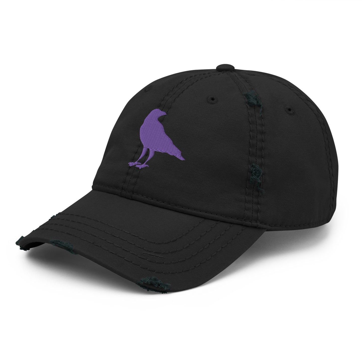 The Raven Unisex Distressed Dad Hat