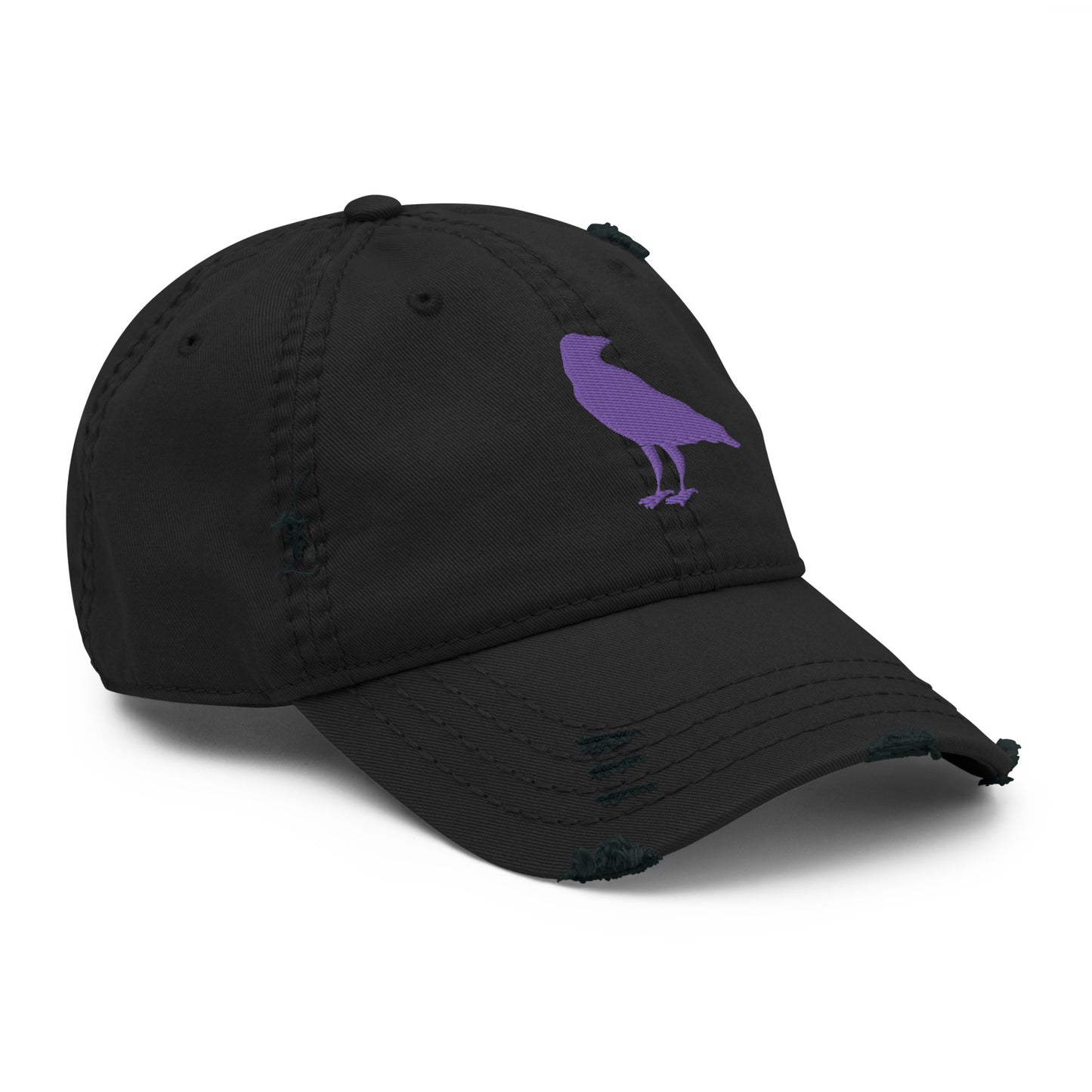 The Raven Unisex Distressed Dad Hat