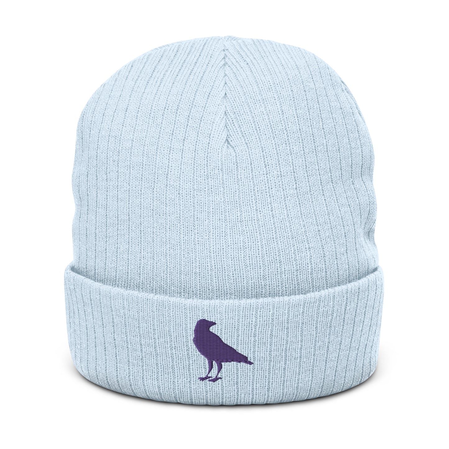 The Raven Ribbed Beanie