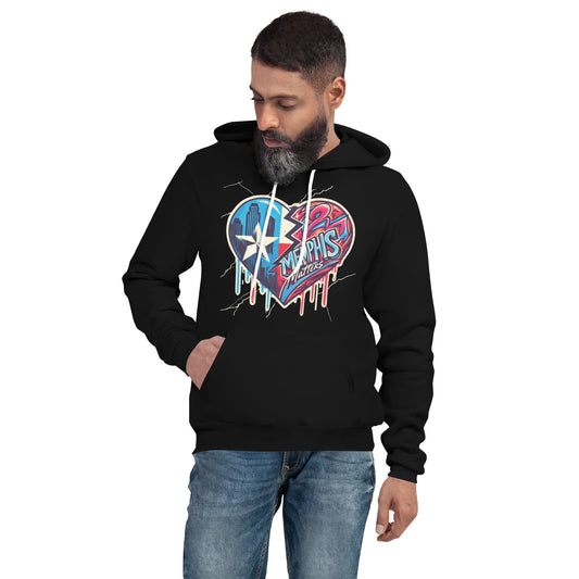 Texas Meets Memphis Unisex Hoodie