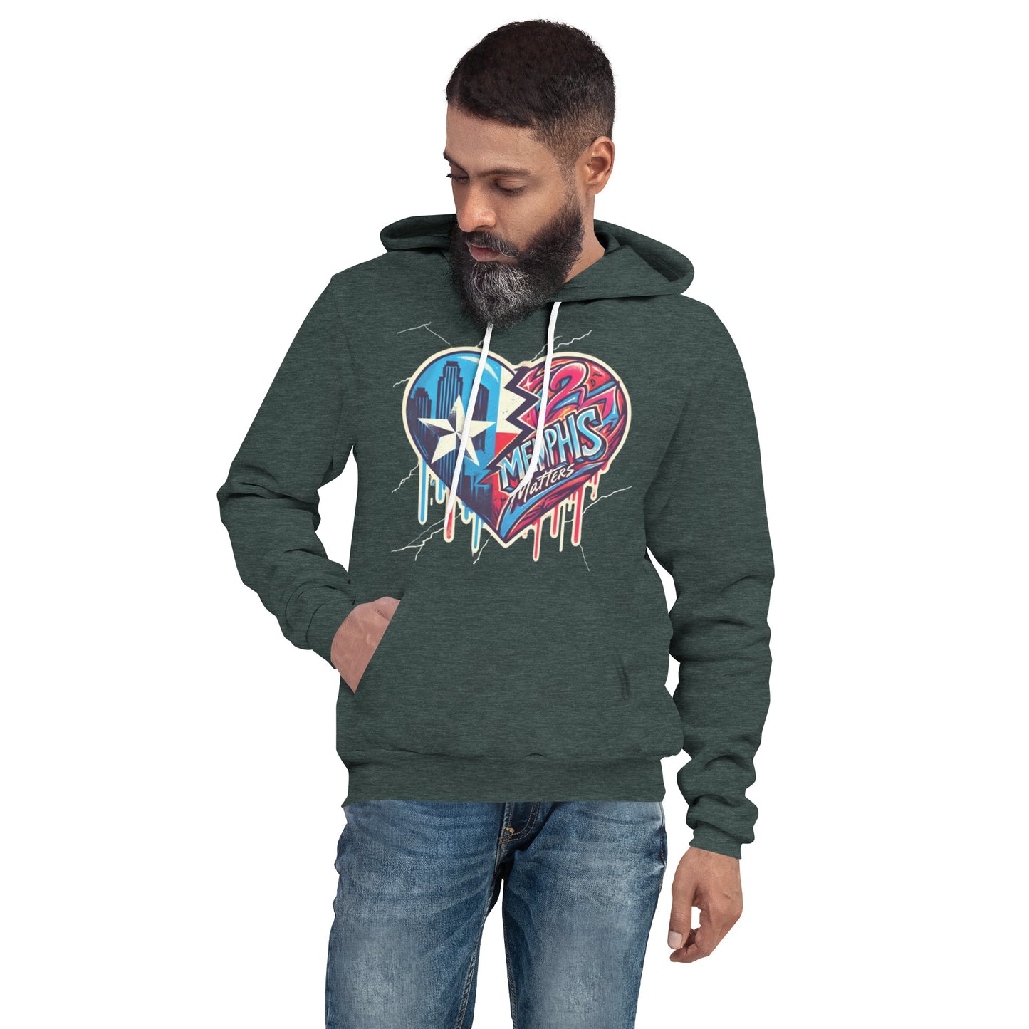 Texas Meets Memphis Unisex Hoodie