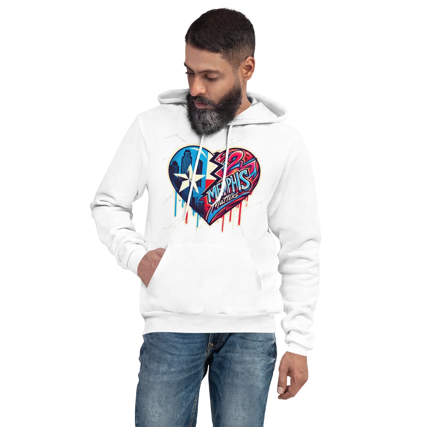 Texas Meets Memphis Unisex Hoodie